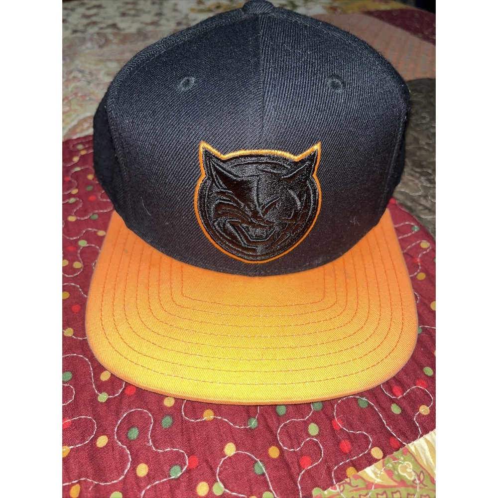 Adidas Men's Originals Orange,‎ Black trucker ballcap , One Size, Bobcats ,snap